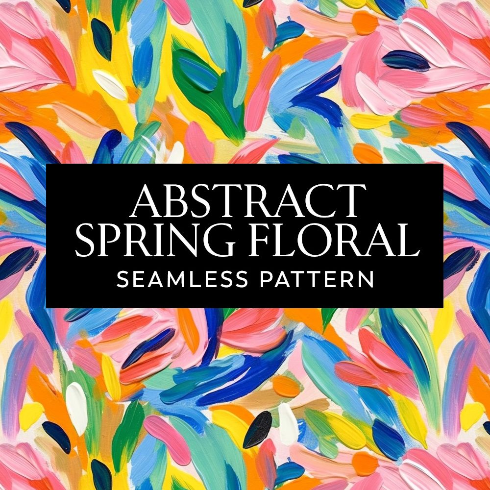 Abstract Spring Floral Seamless Pattern | Leysa Flores Design | wordpress-1260670-4533758.cloudwaysapps.com