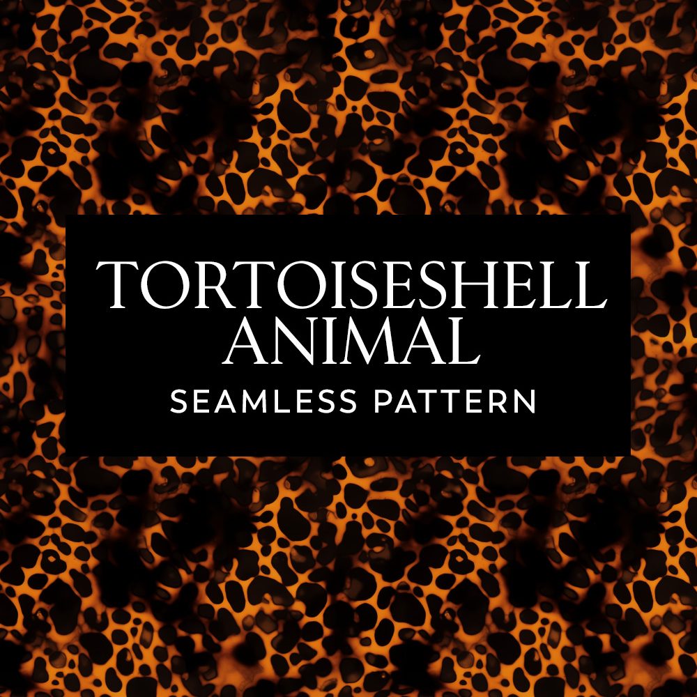 Tortoiseshell Animal Seamless Pattern by Leysa Flores www.wordpress-1260670-4533758.cloudwaysapps.com