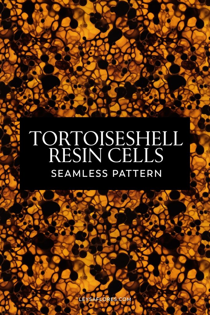 Tortoiseshell Resin Cells Seamless Pattern by Leysa Flores www.wordpress-1260670-4533758.cloudwaysapps.com