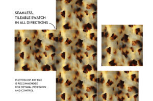 Ember Tortoiseshell Seamless Pattern by Leysa Flores www.leysaflores.com